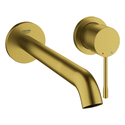 GROHE 2-L-WT-Wandbatt. Essence 29193_1 FMS Ausld. 230mm cool sunrise gebürstet