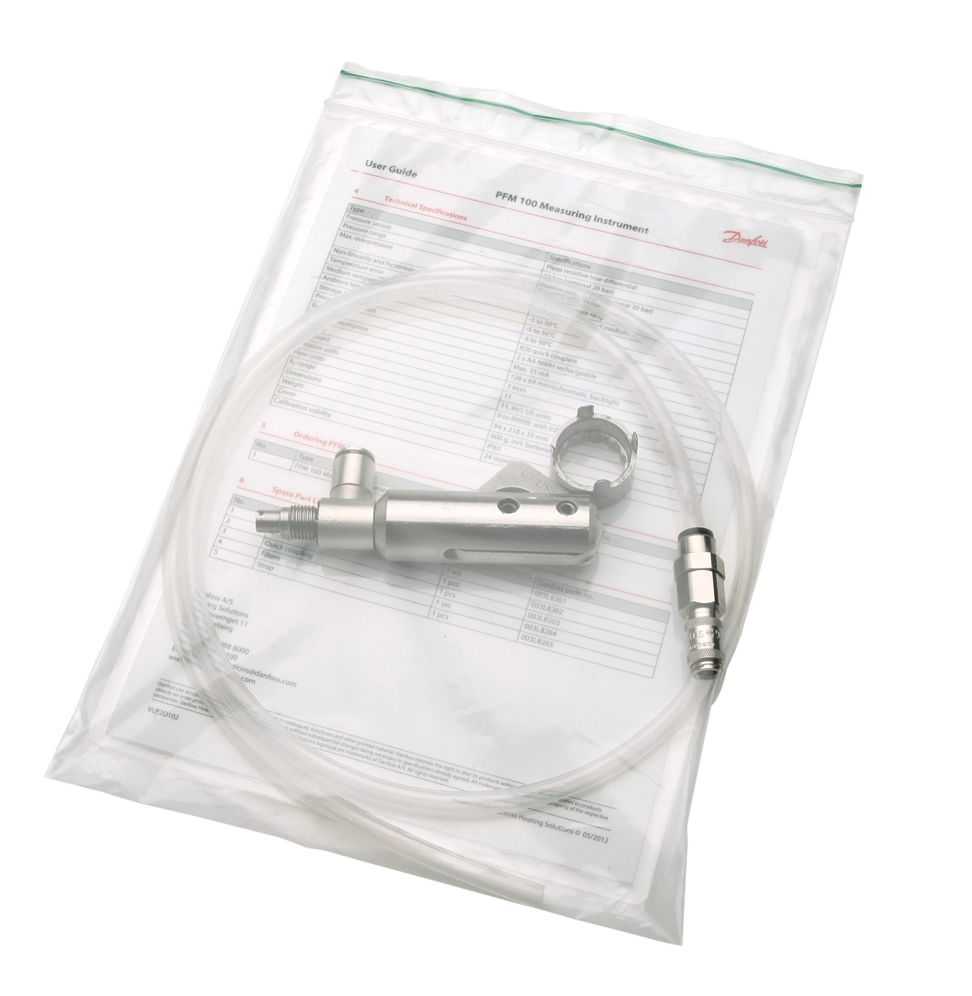 Danfoss Differenzdruck-Messadapter für PFM 100, für alle Danfoss RA-Ventile