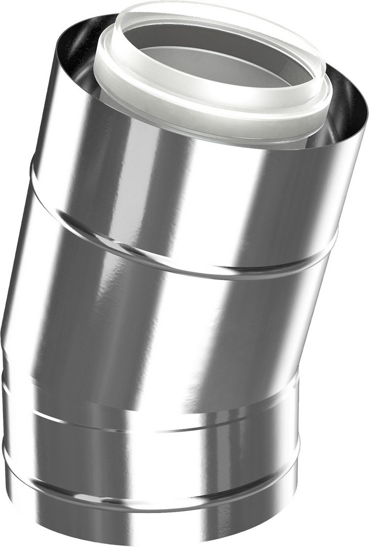 BOSCH Abgaszubehör FC-CE80-15 Bogen konzentr. d:80/125, 15Gr Edelstahl