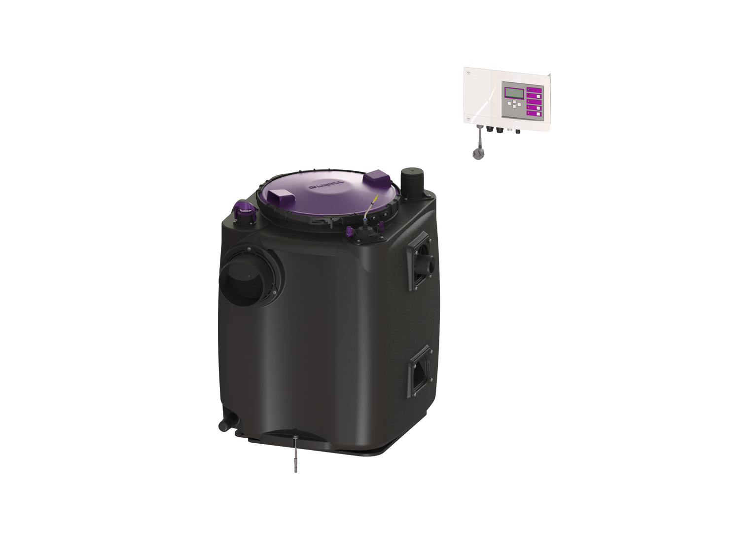 KESSEL-Hebeanlage Aqualift 200 Duo, GTF1250, freie Aufstellung, resist.