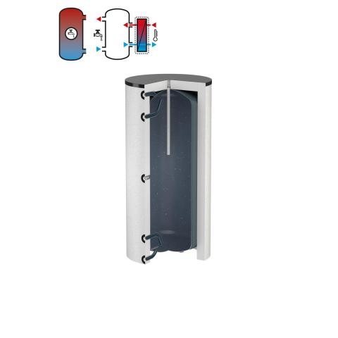 Flamco Ladespeicher Flextherm LS 500 L weiß emailliert