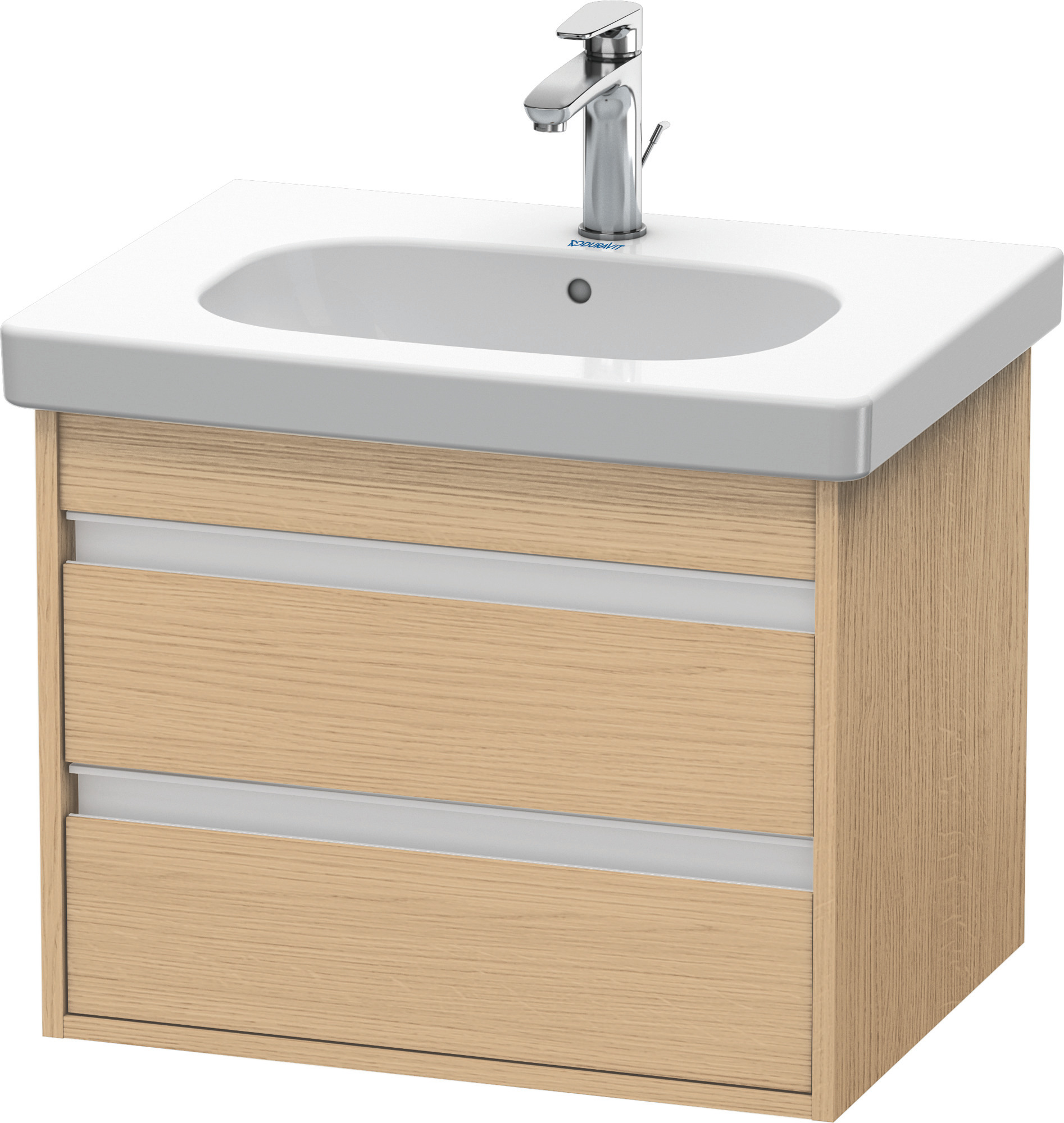 DU WTU wandhängend Ketho 455x600x480mm 2 SchKa, für 034265, Eiche Natur