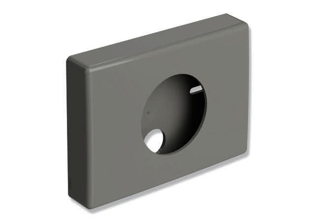 HEWI Hygienebeutelspender, B:143mm, H:103mm, T:27mm felsgrau