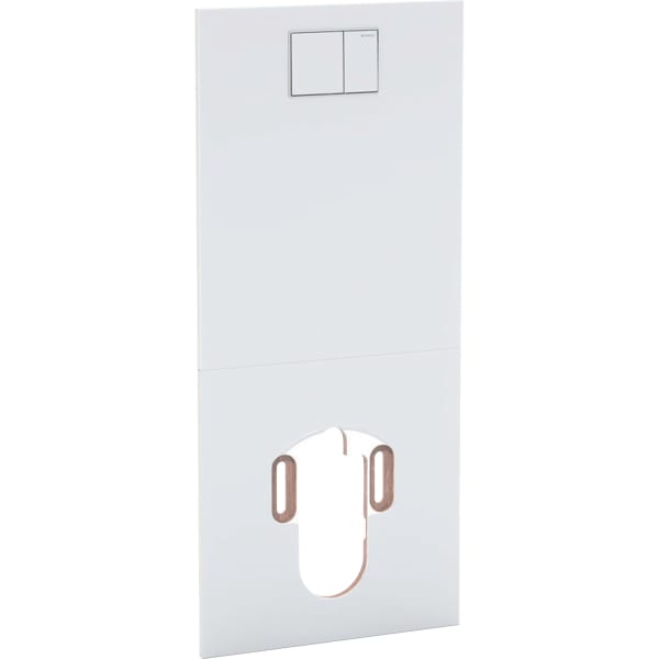 Geberit Designplatte für Geberit AquaClean WC-Komplettanlage, Sela/Mera weiß-alpin