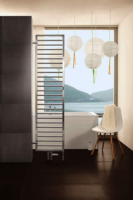 Zehnder Subway SUBC-130-060 Raumteiler 1261x30x600 Chrom, m. Fuß