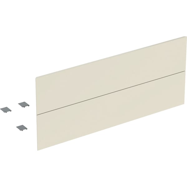 Geberit Set Schubl.-Frt für ONE US, 2 Schubl. für WT B: 120cm, sandgrau glänzend