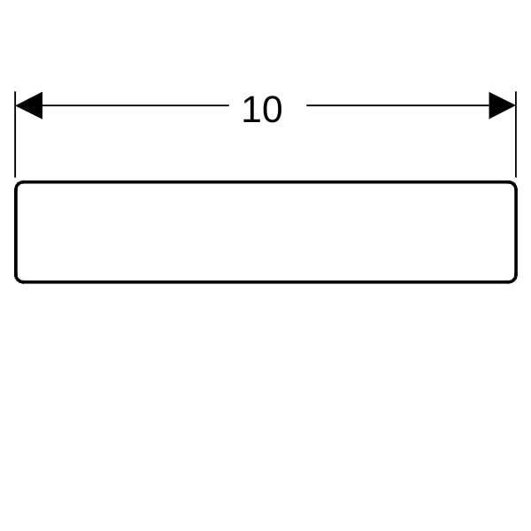 Geberit Magnethalter 10x2x0,5cm