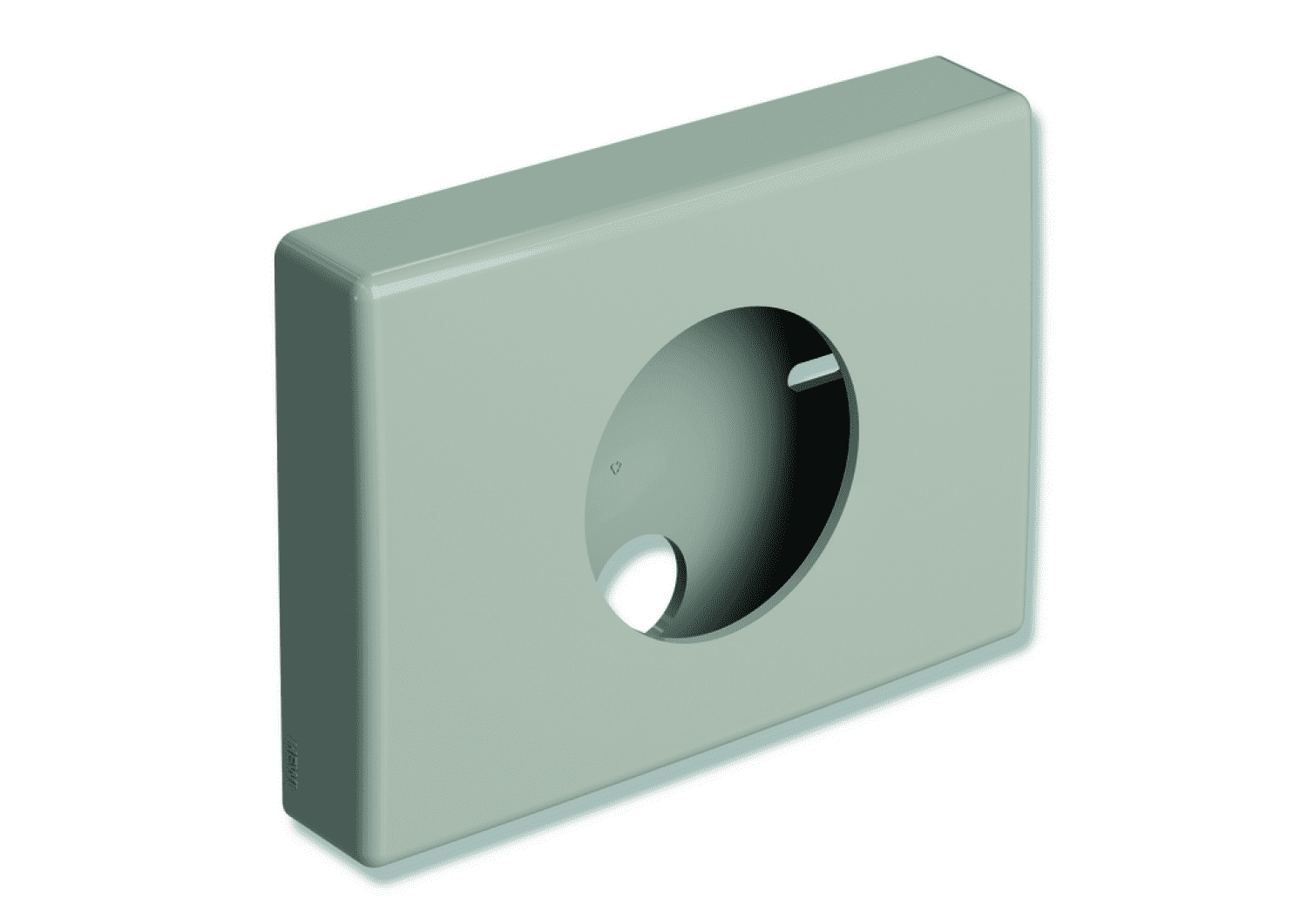 HEWI Hygienebeutelspender, B:143mm, H:103mm, T:27mm lichtgrau