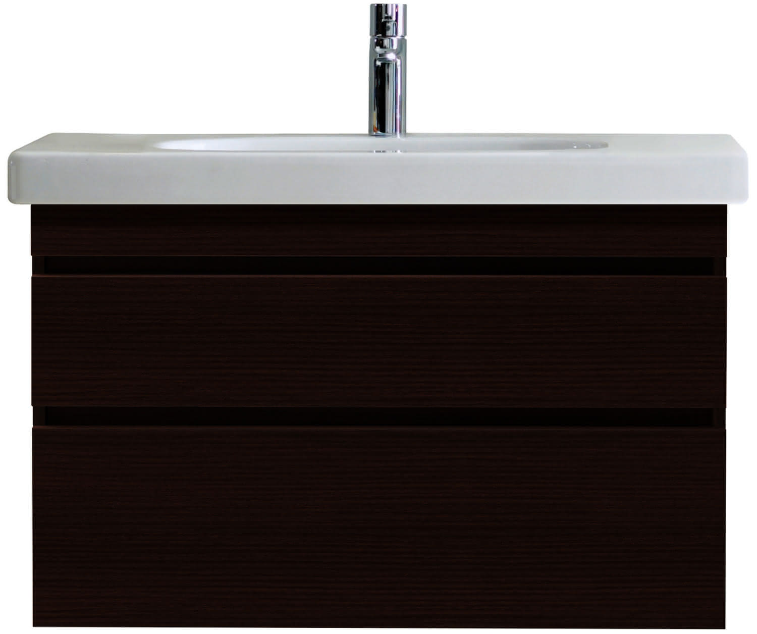 DU Möbelwaschtisch DuraStyle 1000 mm mit ÜL, mit HLB, 1 HL, weiß