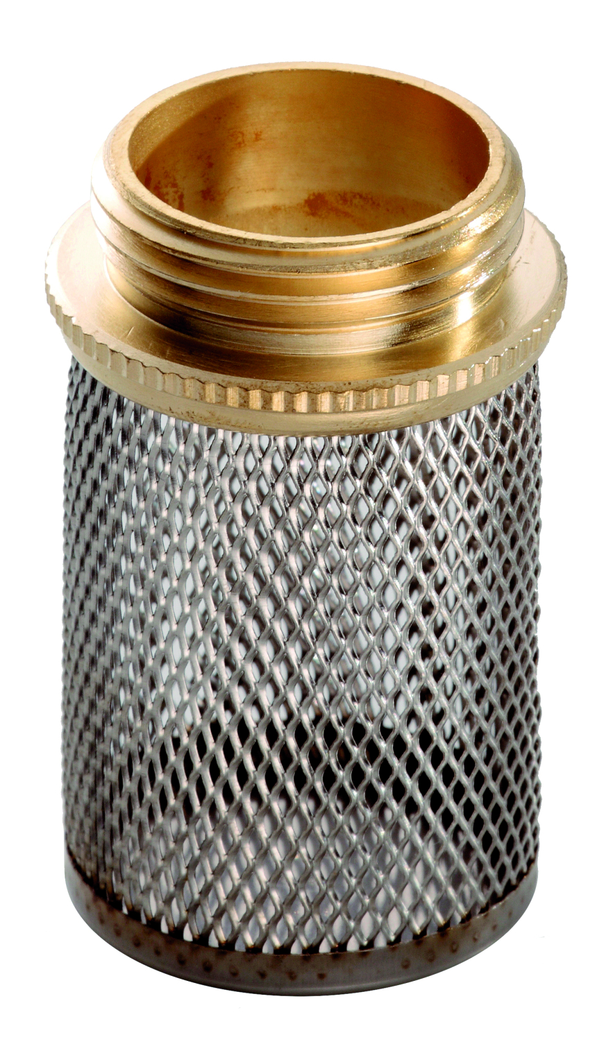 Saugkorb aus Edelstahl zu Euro-Fußventil Nr. 1055, 3/4" Saugkorb aus Edelstahl zu Euro-Fußventil Nr. 1055, 3/4"
