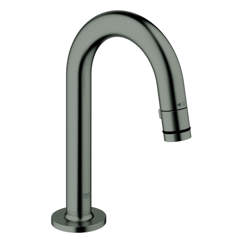 GROHE Universal Waschtisch-Standventil 20201 C-Auslauf hard graphite gebürstet GROHE Universal Waschtisch-Standventil 20201 C-Auslauf hard graphite gebürstet