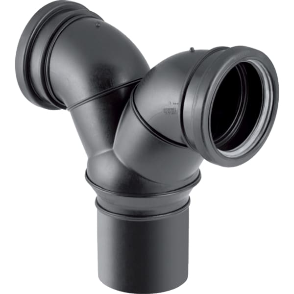 Geberit Silent-db20 Doppelanschlussbogen 90Gr d110/90