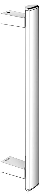 KEUCO Haltegriff AXESS 35016 zur senkrechten Montage 400mm verchr.