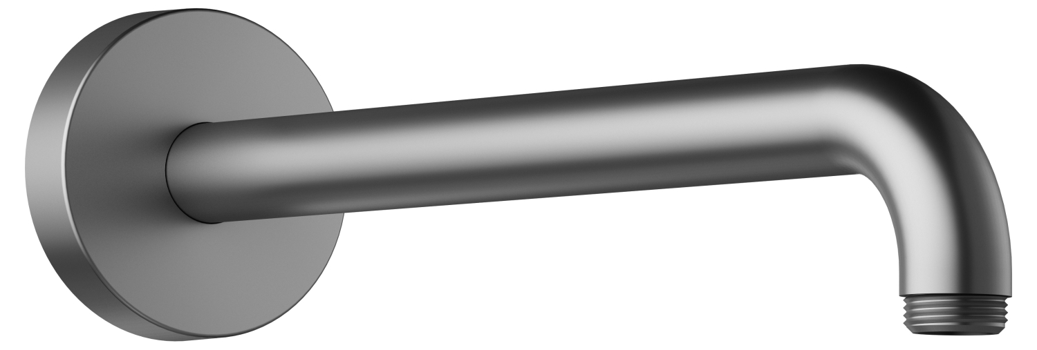 KEUCO Brausearm Elegance 51688, Wandanschluss, 300 mm, Aluminium-finish
