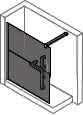 HP DA Duplo TG 4-Eck Walk-In 1300/li H:2000 chrom-chrom klar