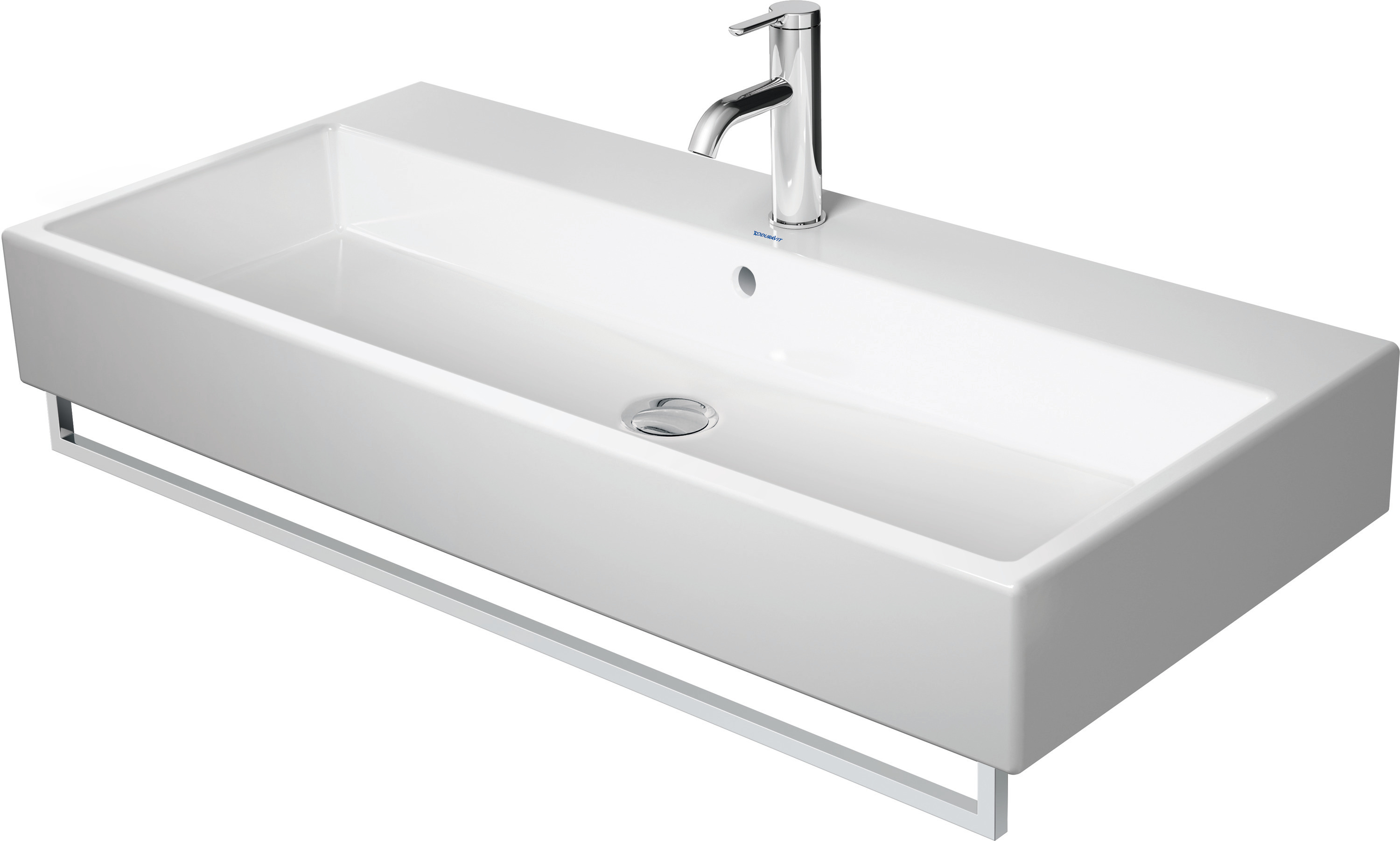 DU Waschtisch Vero Air 1000mm, Weiß ohne ÜL, mit HLB, ohne HL