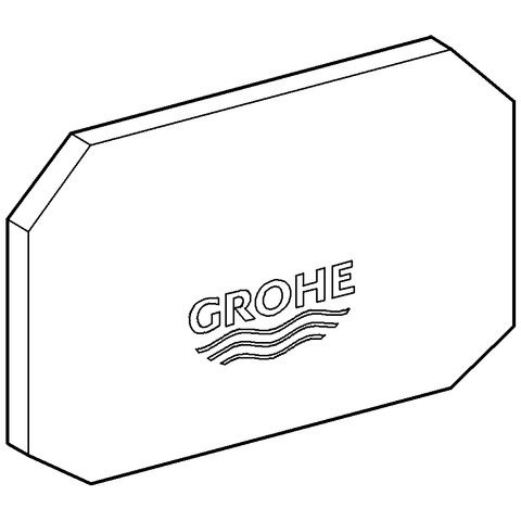 GROHE Schutzplatte 42201 für Uniset WC-Elemente