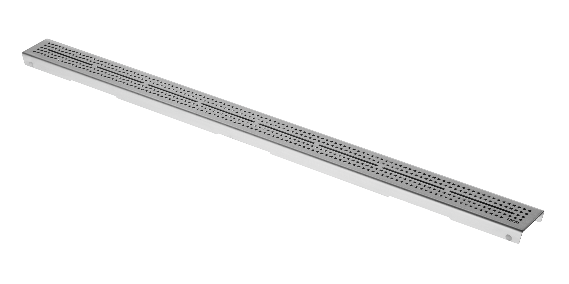 TECEdrainline Designrost "quadratum", Edelstahl gebürstet, 1000 mm