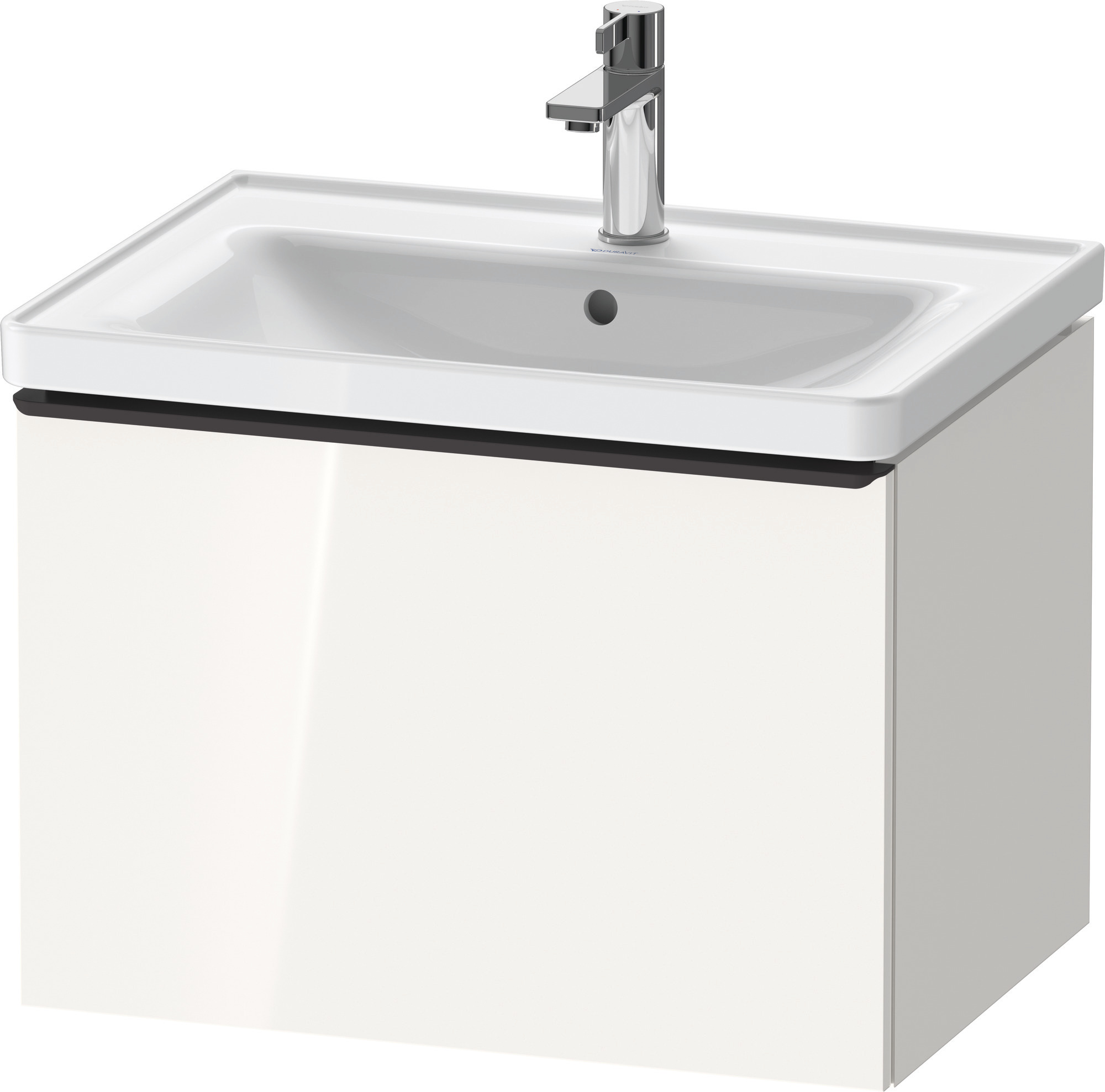 Duravit D-Neo WTU,Wdh,Ausz:1,Gr:Diamant Schw. 634x452x440mm,Weiß Hochglanz,Dekor