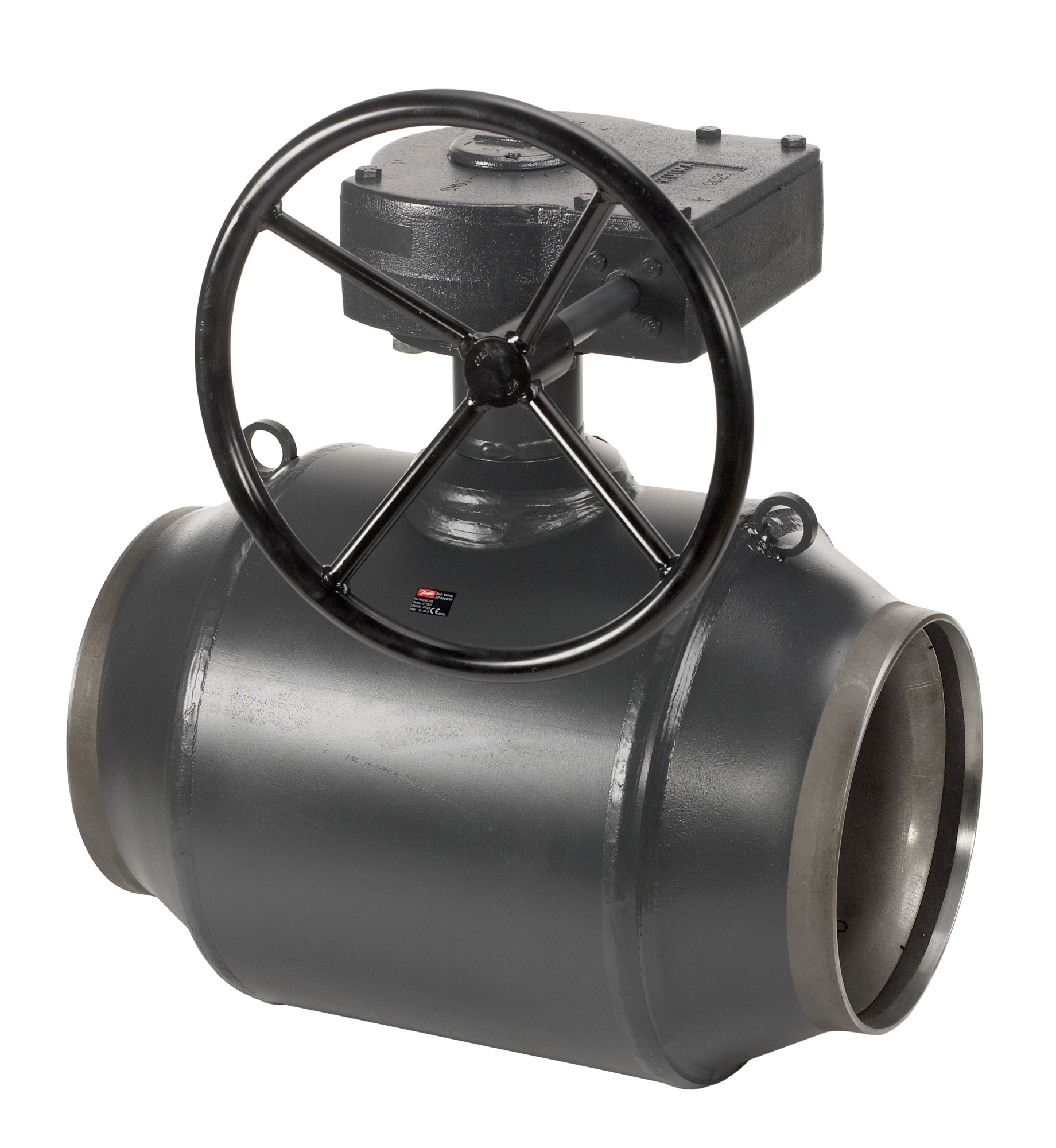Danfoss Kugelhahn JIP225.12G S-Getriebe m Handrad DN400 Kvs37500m3/h PN25 AE/AE