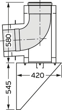 Vaillant Außenwandanschluss DN 300/200 Edelstahl für Abgassystem Fassade DN 200 Vaillant Außenwandanschluss DN 300/200 Edelstahl für Abgassystem Fassade DN 200