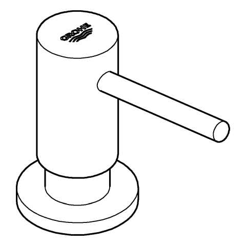 GROHE Seifenspender Cosmopolitan 40535 Vorratsbehälter 0,4 l cool sunrise geb.