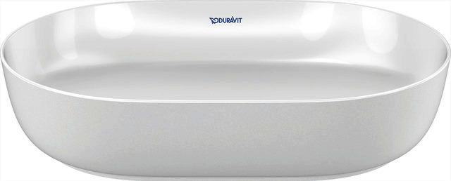 DU Aufsatzbecken Luv 600mm o.ÜL, o.HLB, weiß seidenmatt, WG