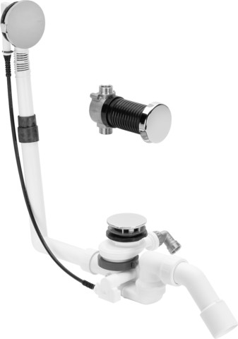 Viega Ab-und Überlauf Multiplex Trio F 6145.4 in 540mm x DN40/50 verchromt