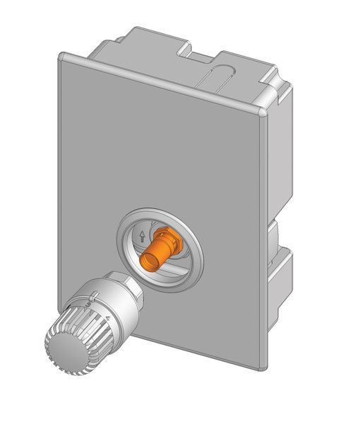 Flamco Ventileinsatz f. Regelbox 8mm MS Rücklauftemperaturgeführt