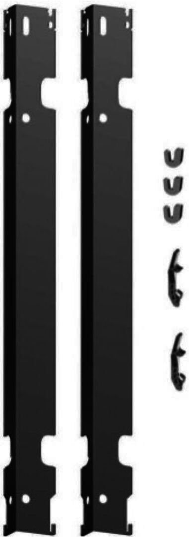 Kermi Wandkonsolen-Set lang für Verteo BH 2200 mm, weiß