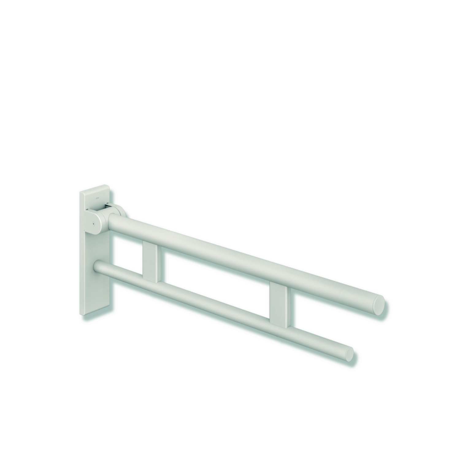 HEWI SK-Griff Duo (B), L:700, pulverbeschichtet weiß tiefmatt
