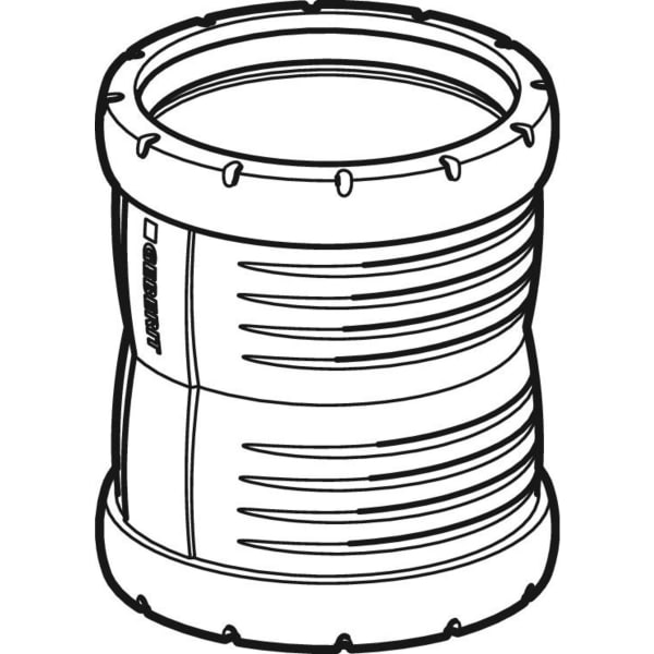 Geberit Silent-Pro Überschiebemuffe d125mm