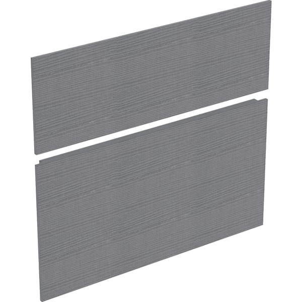 Geberit Set Schubladenfront für Xeno2 US 2 Schubladen, Breite WT 60 cm, grau
