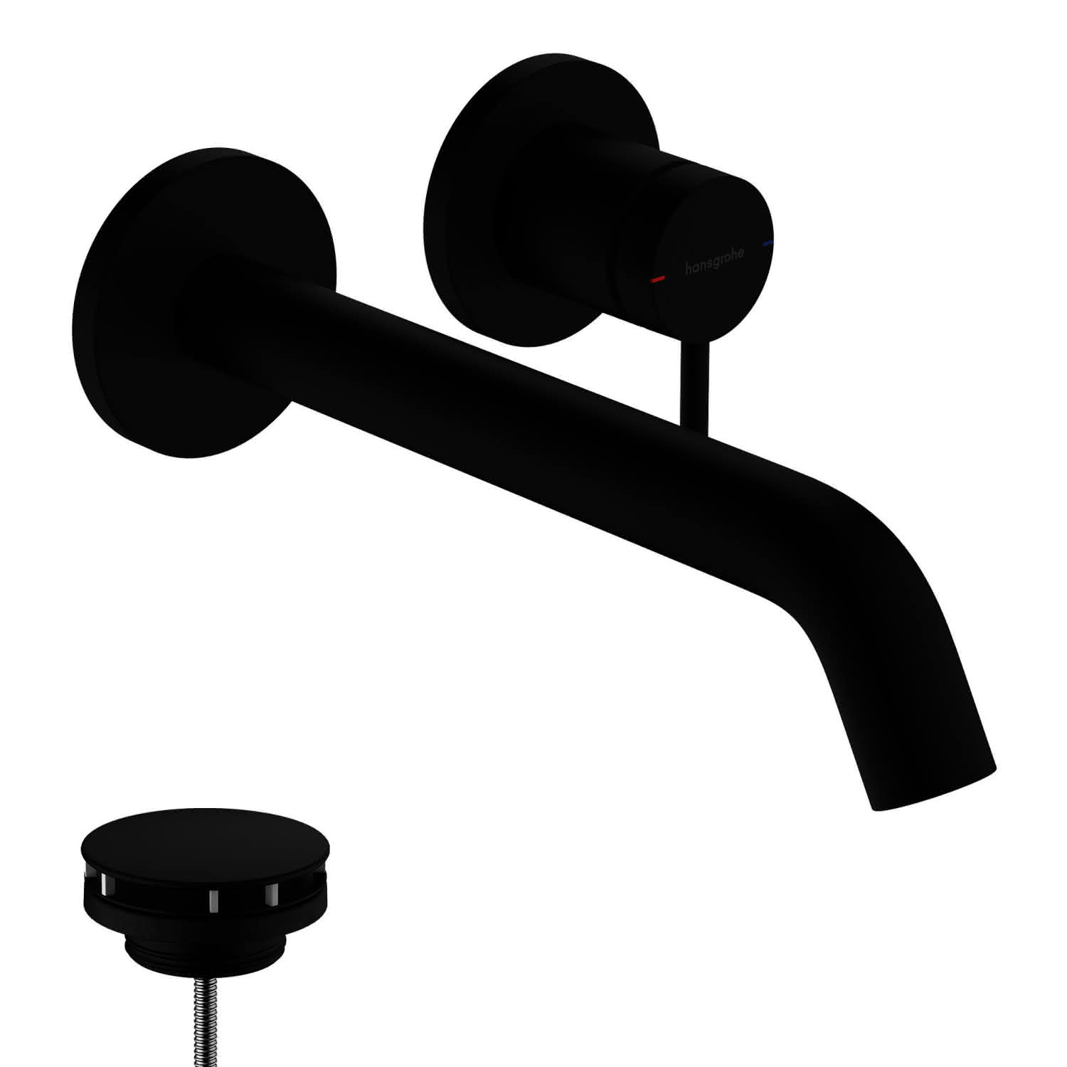 Hansgrohe 2-Loch Waschtischmischer Unterputz Tecturis S F-Set 225 mm Auslauf MSW