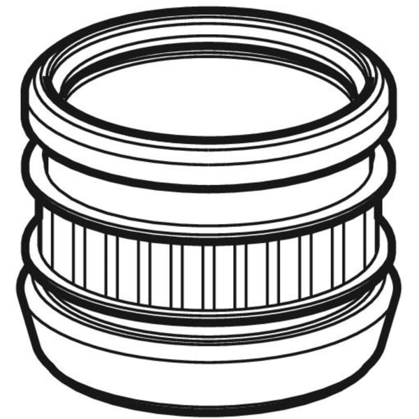 Geberit Silent-db20 Stütz- und Dehnmuffe d160 Dehnungskompensation und Auszugsicherung
