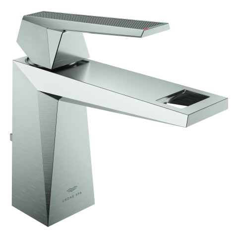 GROHE EH-WT-Batt. Allure Bril. PC 24397 M-Size Griff Rändelstruktur supersteel