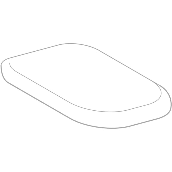 Geberit Emani by A. Citterio WC-Sitz, weiß Scharniere verchromt mit Absenkautomatik Geberit Emani by A. Citterio WC-Sitz, weiß Scharniere verchromt mit Absenkautomatik