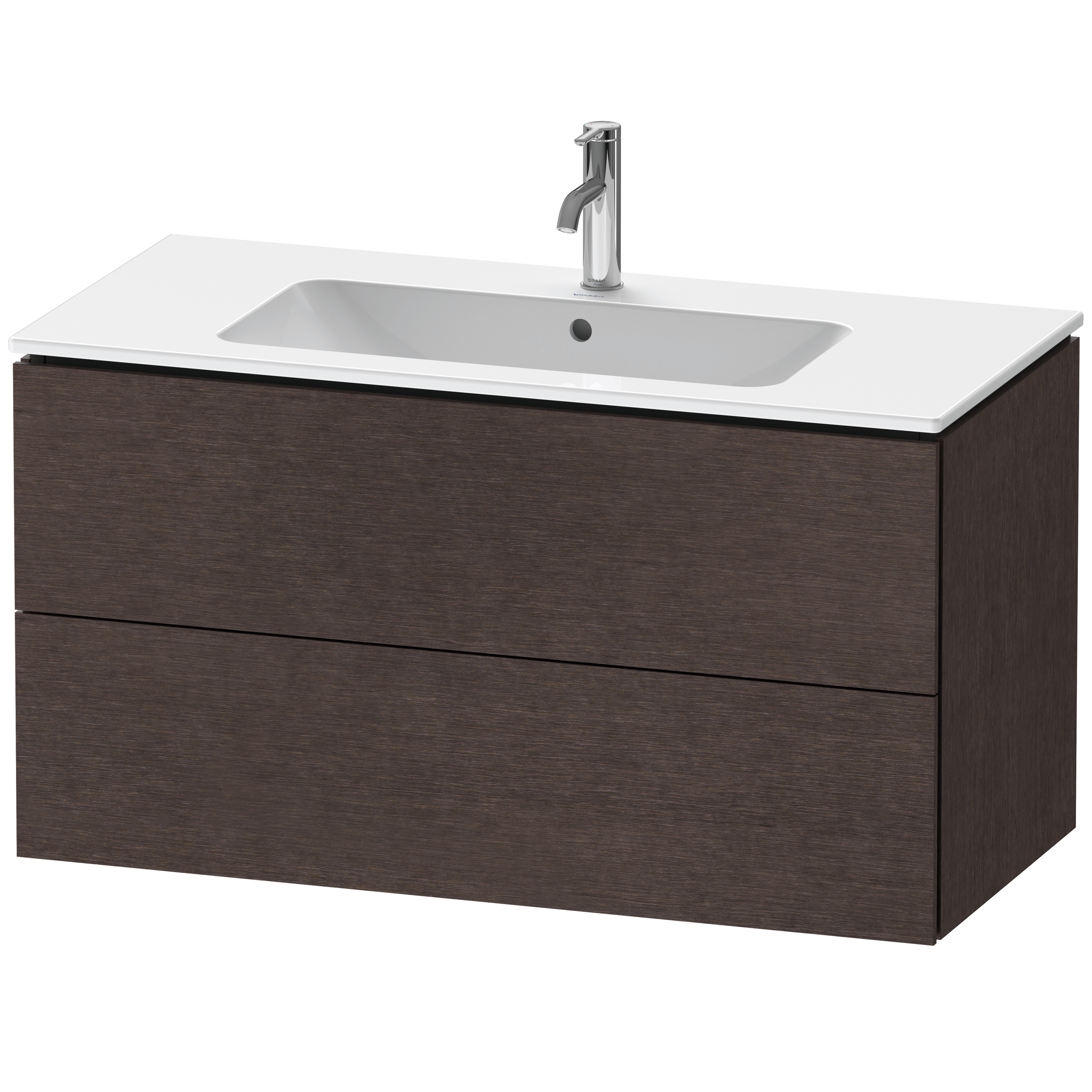 Duravit WTU wandhängend L-Cube 481x1020x550mm 2 SchKa, f.233610, eiche dunkel gebü.