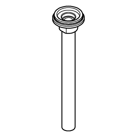 GROHE Abflammadapter 40995 für Armaturen mit Kunststoffwasserführung