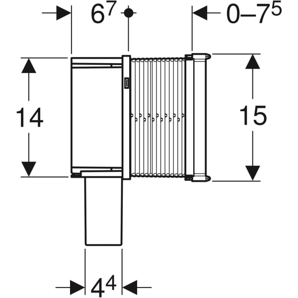 Geberit Rohbaubox für Gateway