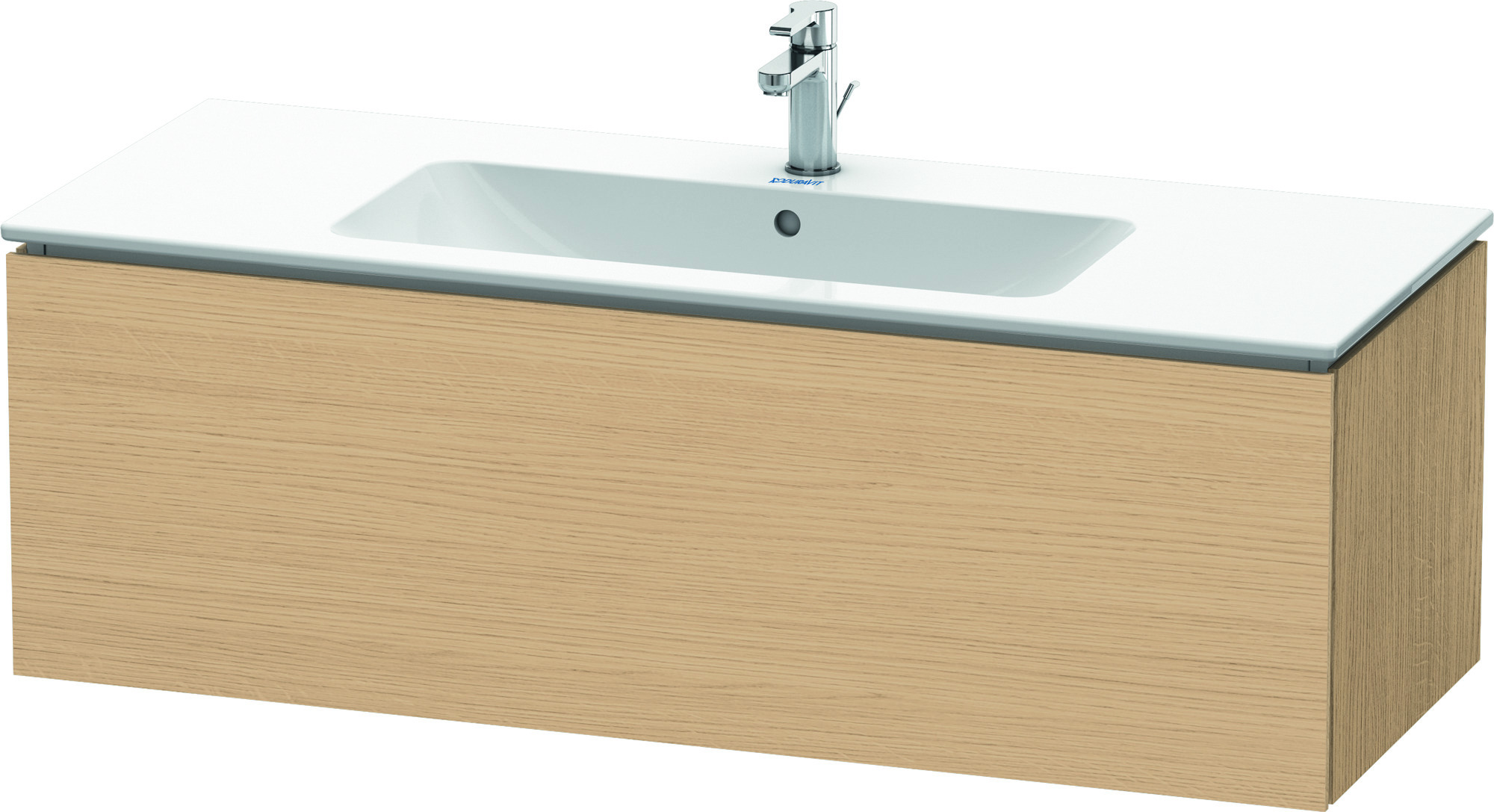 Duravit WTU wandh. L-Cube 481x1220x400mm 1 Auszug, f.233612, Eiche Natur