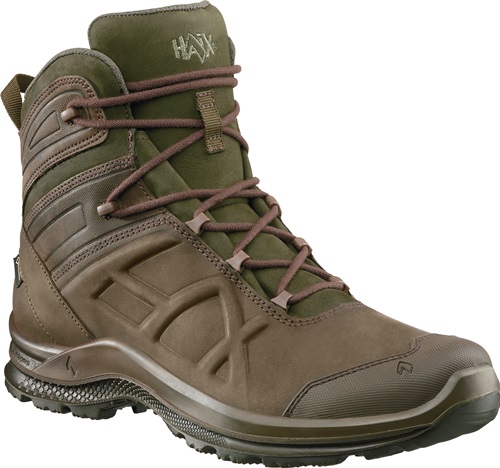 Trekkingstiefel BE Nature GTX mid Gr.11( 46) braun/grün Leder HAIX Trekkingstiefel BE Nature GTX mid Gr.11( 46) braun/grün Leder HAIX