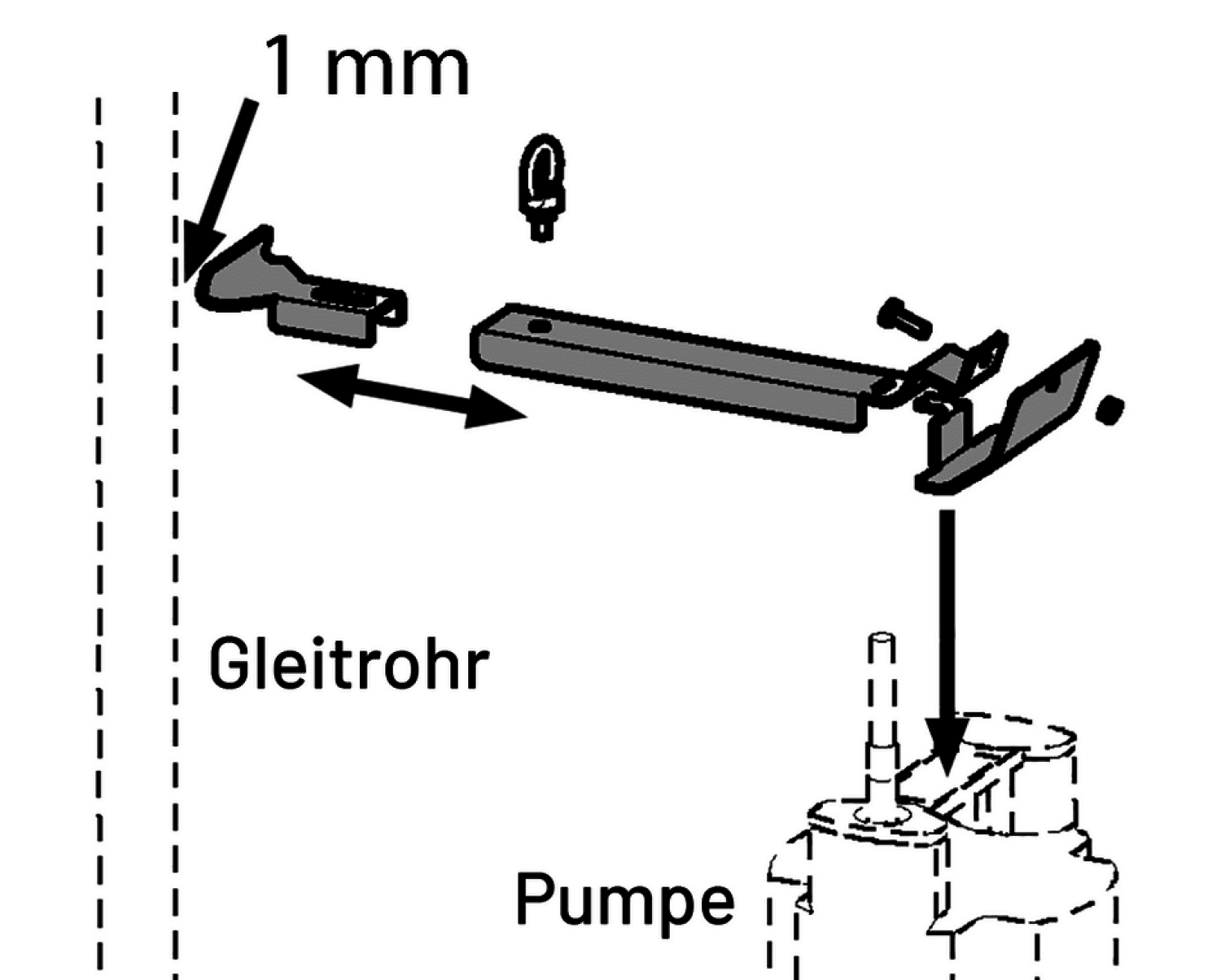 JP M-ZUBEHÖR SICHERUNGSHEBEL UV 600