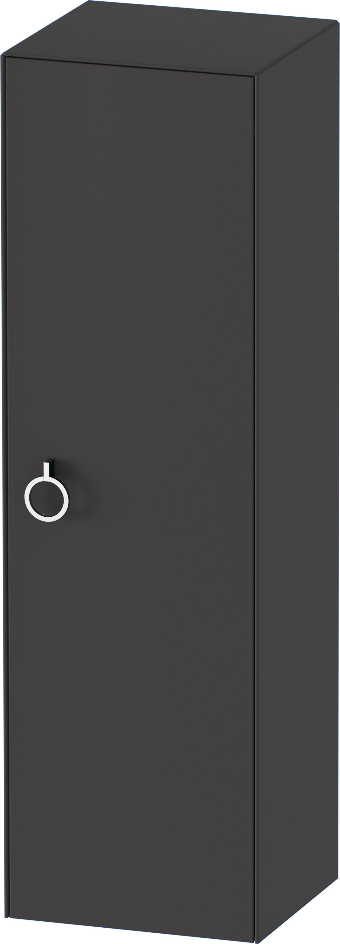 Duravit Halbhochschrank White Tulip,m.Griff TA r.,1320x400x360,Graphit Seidenmatt