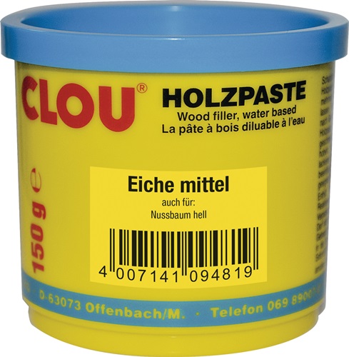 Holzpaste Farbe 08 eiche mittel 150g Dose CLOU Holzpaste Farbe 08 eiche mittel 150g Dose CLOU