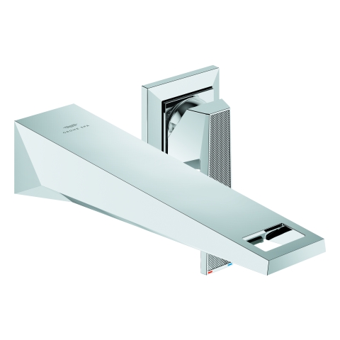 GROHE 2L-WT-Wandbat. All. Bril. PC 29517 FMS Griff Rändelstruktur chrom