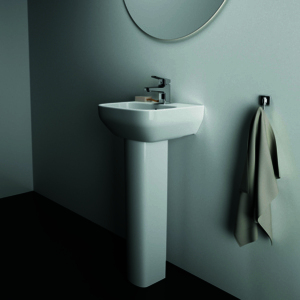 IS Handwaschbecken i.life A 1Hl. m.Ül. 400x360x150mm Weiß