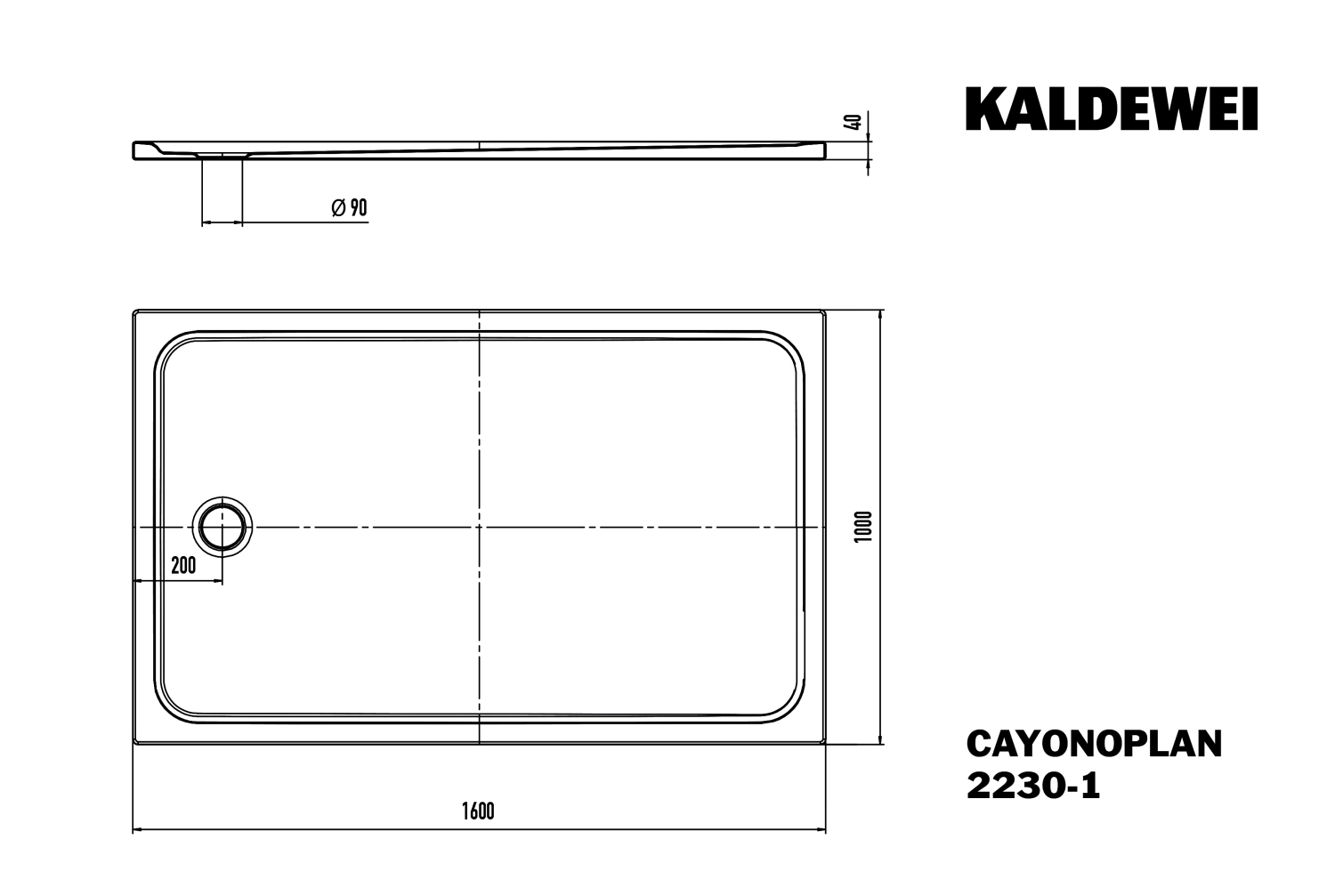 KA DW CAYONOPLAN Mod.2230-1,1000x1600mm, warm grey 80