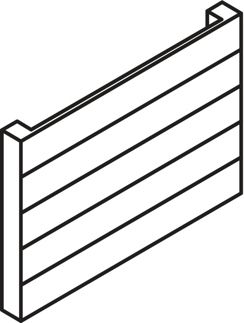 Kermi Heizwand HHN Typ10 BH630x43x1000mm QN660, RAL9016, 6bar, o. Abd, ANB12