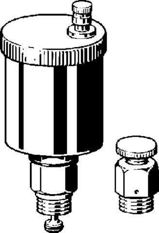 Viega Entlüftungsset 1028 in R3/8 Messing